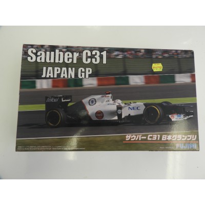 FUJIMI, SAUBER C31 JAPAN GP, SCALE 1/20 Plastic Car Model Kit, Item 091587