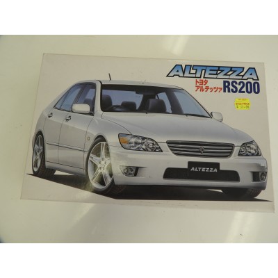 FUJIMI, ALTEZZA RS200, 1/24 SCALE, Plastic Car Model Kit, Item 03461