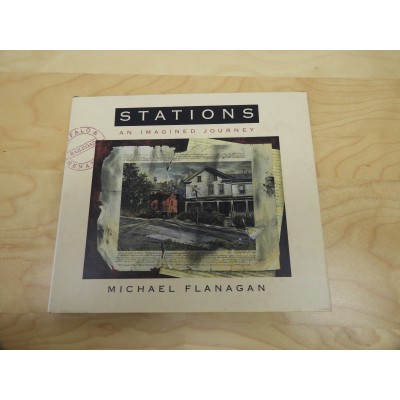 STATIONS An Imagined Journey, HARD COVER BOOK, by MICHAEL FLANAGAN
